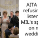 AITA for refusing to listen to MIL’s sp*ech on my wedding?
