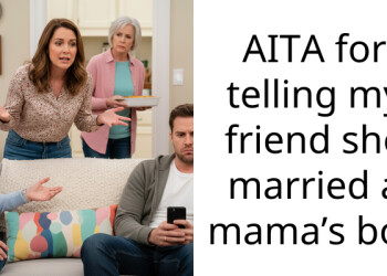 AITA for telling my friend she married a mama’s boy