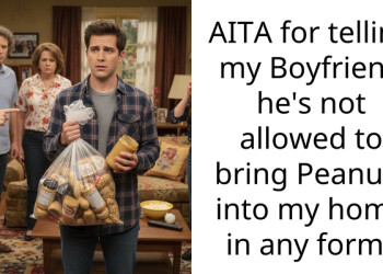 AITA for telling my Boyfriend he’s not allowed to bring Peanuts into my home in any form?
