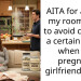 AITA for asking my roommate to avoid cooking a certain meals when my pregnant girlfriend visits?