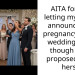 AITA for not letting my sister announce her pregnancy at my wedding even though I got proposed to at hers?