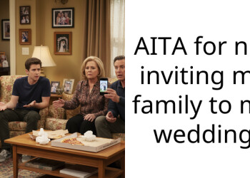 AITA for not inviting my family to my wedding