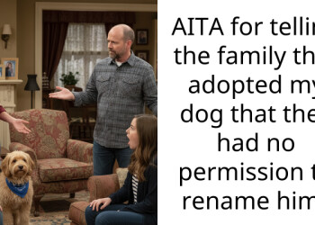 Man Gets Roasted For Telling The Family That Adopted His Dog That They Had No Right To Rename Him
