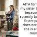 AITA for telling my sister that just because she recently became a foster parent does not mean she is a super mom?