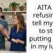 AITA for refusing to tell my wife to stop putting notes in my lunch?