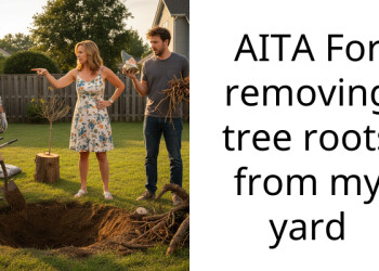 Redditor Gets Into Heated Confrontation With Their Neighbor For Destroying His Tree After It Caused An Accident In Their Yard