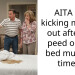 AITA for kicking my son out after he p*ed on his bed multiple times?