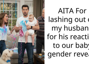 AITA For lashing out on my husband for his reaction to our baby gender reveal?
