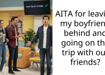 AITA for leaving my boyfriend behind and going on the trip with our friends?