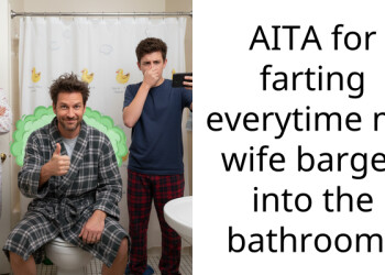 My Wife Won’t Stop Barging Into The Bathroom So I Started Farting To Keep Her Out