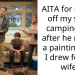 Father Cancels Son’s Camping Trip After Destroying The Painting He Made For His New Wife