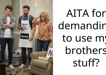 AITA for demanding to use my brothers stuff?