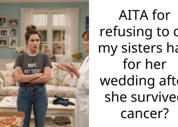 AITA for refusing to do my sisters hair for her wedding after she survived cancer?