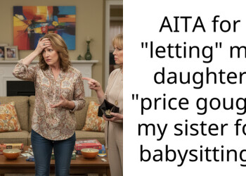 AITA for “letting” my daughter “price gouge” my sister for babysitting?