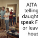 AITA for telling my daughter to speak French or leave my house?