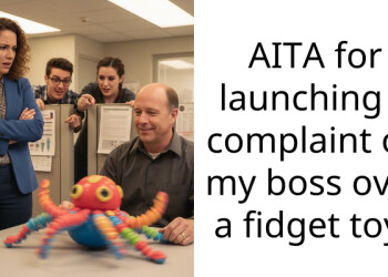 AITA for launching a complaint on my boss over a fidget toy?