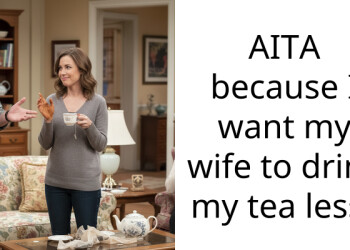 AITA because I want my wife to drink my tea less?
