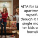 AITA for taking an apartment for myself even though it means a single mom and her kids could be homeless?