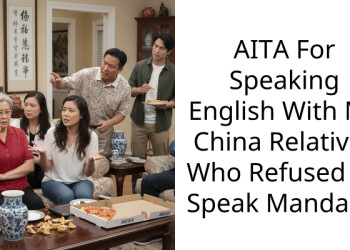 AITA For Speaking English With My China Relatives Who Refused To Speak Mandarin