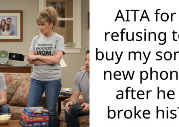 AITA for refusing to buy my son a new phone after he broke his?