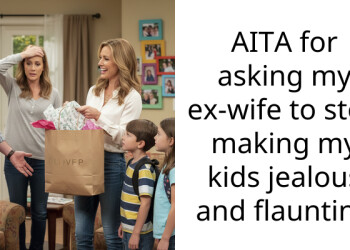 AITA for asking my ex-wife to stop making my kids jealous and flaunting