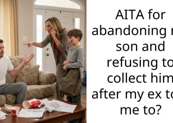 I left my son with his rich father because I can’t afford to raise him anymore