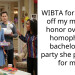 WIBTA for cutting off my maid of honor over the h**ophobic bachelorette party she planned for me?