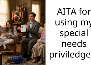 AITA for using my special needs priviledges?