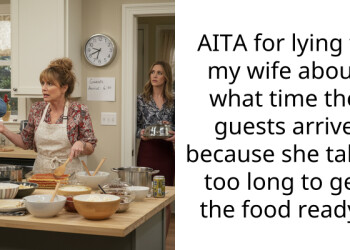 I Lied About The Time Guests Arriving So My Wife Wouldn’t Keep Them Waiting For Hours