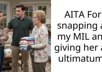 AITA For snapping at my MIL and giving her an ultimatum?