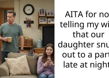 AITA for not telling my wife that our daughter snuck out to a party late at night?