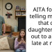 AITA for not telling my wife that our daughter snuck out to a party late at night?