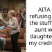 AITA for refusing to sell the stuff to my aunt who’s daughter took my credit card?