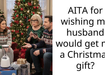 AITA for wishing my husband would get me a Christmas gift?
