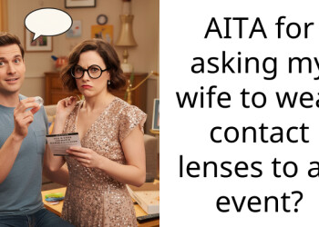 I Told My Wife To Wear Contacts Instead Of Gla*ses And Now She Wont Speak To Me