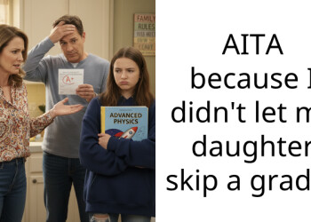 I refused to let my genius daughter skip a grade because it might hurt her brother’s feelings