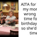 Redditor Gives Her Mom The Wrong Time For Her Birthday Party But She Still Arrives Late