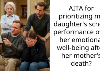 AITA for prioritizing my daughter’s school performance over her emotional well-being after her mother’s death?