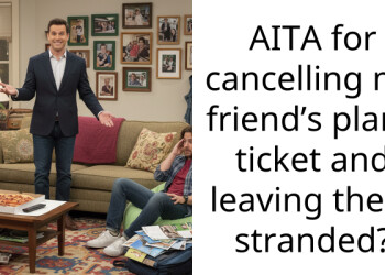 AITA for cancelling my friend’s plane ticket and leaving them stranded?