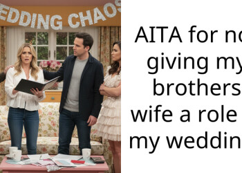 AITA for not giving my brothers wife a role in my wedding?
