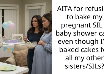 AITA for refusing to bake my pregnant SIL a baby shower cake even though I’ve baked cakes for all my other sisters/SILs?