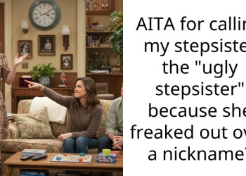 AITA for calling my stepsister the “ugly stepsister” because she freaked out over a nickname?