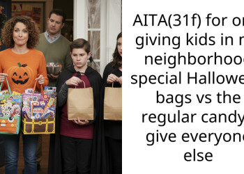 AITA(31f) for only giving kids in my neighborhood special Halloween bags vs the regular candy I give everyone else