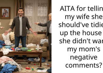 My Wife Wants To Ban My Mom For Criticizing Our Filthy House But I Think She Is Overreacting