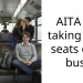AITA for taking up 2 seats on a bus?