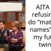 AITA for refusing to do “matching names” with my future twins?
