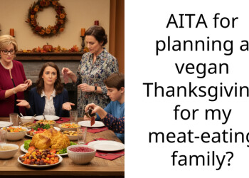 AITA for planning a vegan Thanksgiving for my meat-eating family?