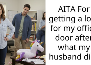 AITA For getting a lock for my office door after what my husband did?