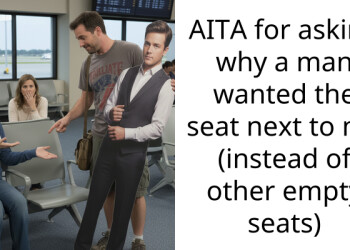 AITA for asking why a man wanted the seat next to me (instead of other empty seats)