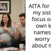AITA for telling my sister to focus on her own kid’s names and worry less about mine?